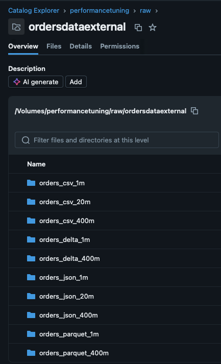 Part 1: Generating Datasets for Spark Performance Engineering