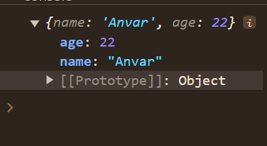 JavaScript’da prototipli merosxo’rlikni o’rganish
