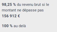 un abattement conditionnel