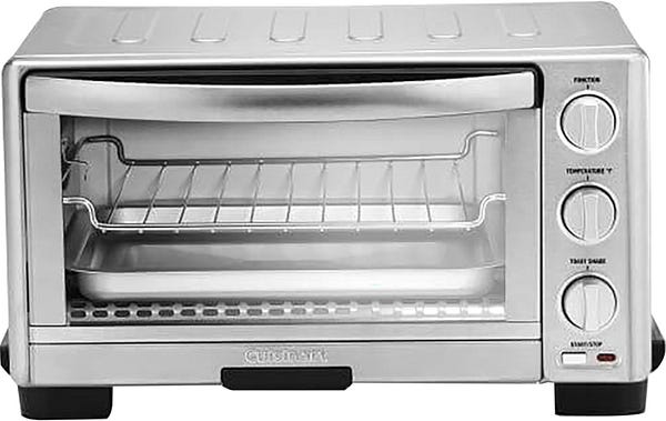 Cuisinart TOB-1010 Toaster Oven Broiler, 11.875" x 15.75" x 9", Stainless Steel — best RV toaster oven reviews — WALFOSBRAND.COM