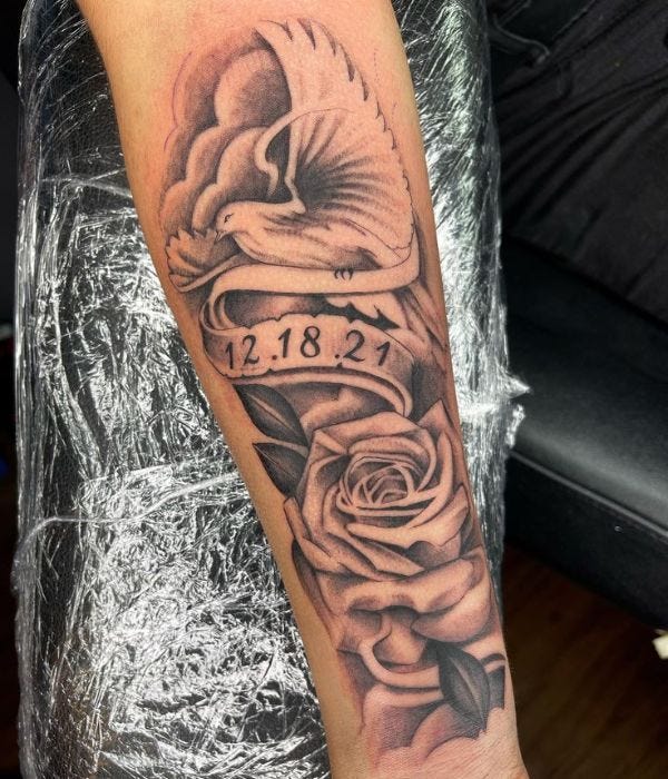 Symbolic Dates Tattoo