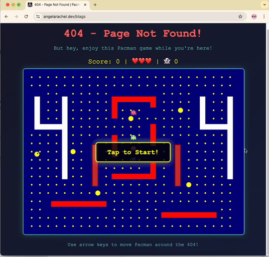 Turning 404 into Fun: A Pac-Man Game built with Amazon Q