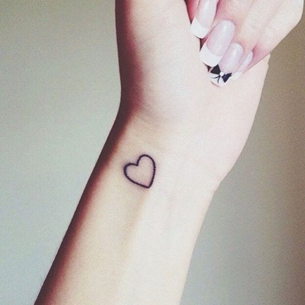Minimalist Heart Tattoos