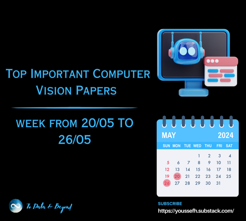 Top Important Computer Vision Papers for the Week from 20/05 to 26/05