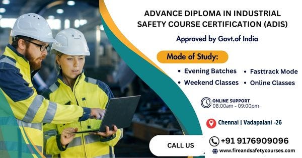 safety course in chennai, safety officer course in chennai,