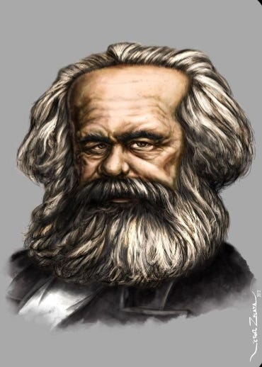 The Marx Algorithm : When Karl Marx Meets Artificial Intelligence