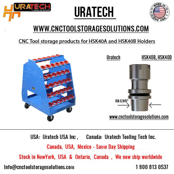 CNC Tool Storage products for HSK40B & HSK40D Holders
