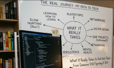 What It Really Takes to Get Into Tech — From Someone Still Figuring It Out
