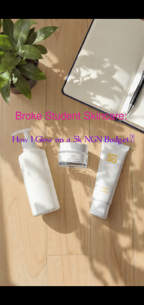 Broke Student Skincare: How I Glow on a 5k NGN Budget