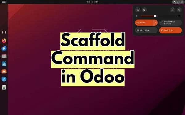 Scaffold Command in Odoo