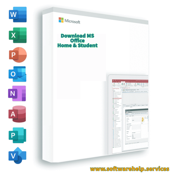 In this image nformation about how to download ms office home and student