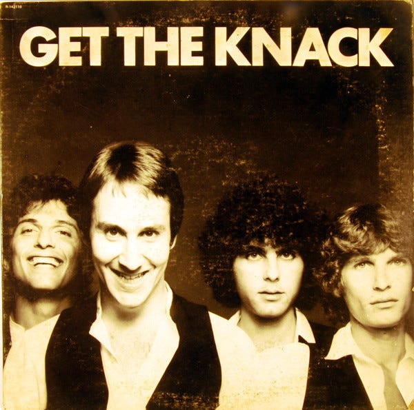 Photo of the album cover of The Knack’s 1979 vinyl record