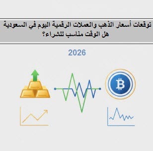توقعات أسعار الذهب والعملات الرقمية اليوم في السعودية: هل الوقت مناسب للشراء؟