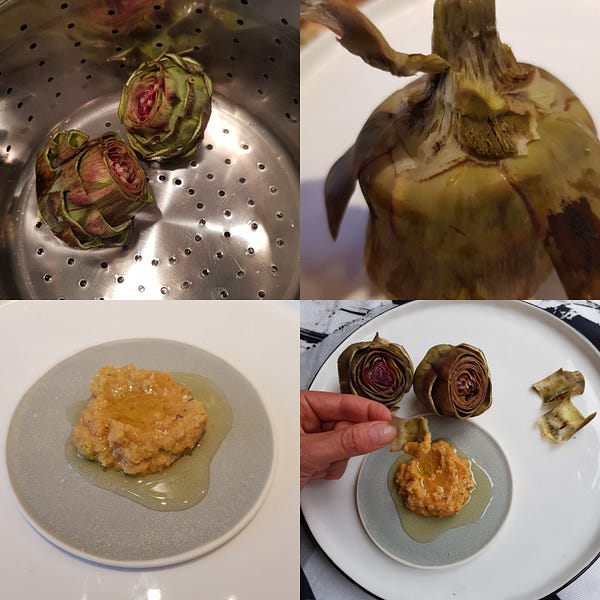 Instructions for how to cook an artichoke