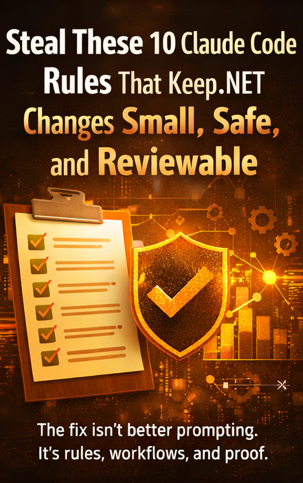 Steal These 10 Claude Code Rules That Keep .NET Changes Small, Safe, and Reviewable