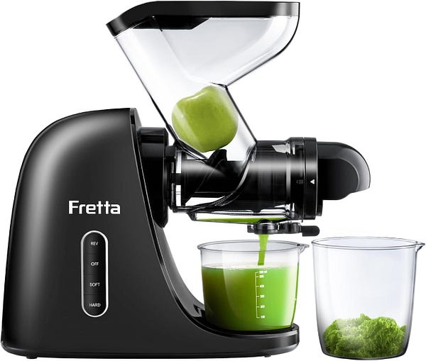 FRETTA Slow Masticating Juicer — Best Wheatgrass Juicers Reviews — walfosbrand.com