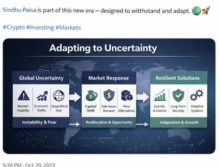 How Global Uncertainty Is Reshaping Markets — And Why Crypto Is Rising: Investors who diversify and…