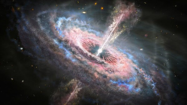 What would happen if our galaxy turned into a quasar-