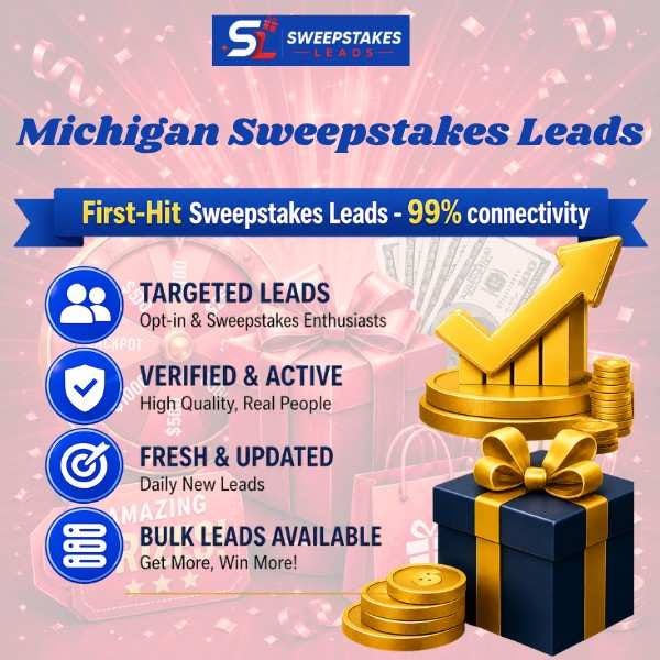 Michigan Sweepstakes Leads