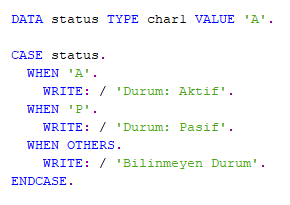 SAP-ABAP-2) Matematiksel İşlemler, Koşul ve Döngüler