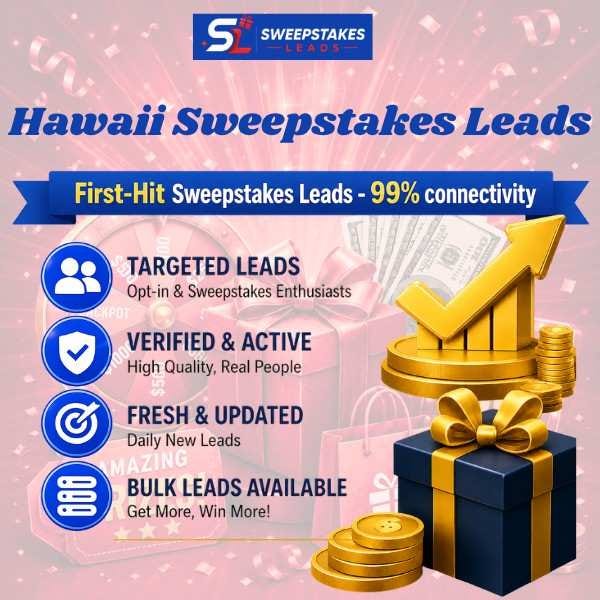 Hawaii Sweepstakes Leads