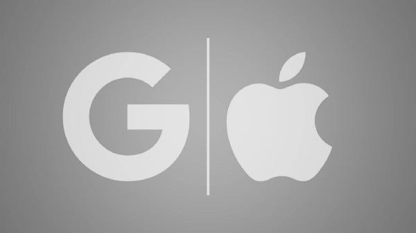 Google and Apple logo image