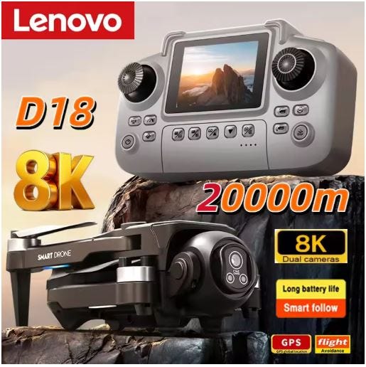 Lenovo Drone 8K HD Dual Camera Aerial Intelligent Obstacle Avoidance D Lenovo Drone 8K HD Dual Camera Aerial Intelligent Obstacle Avoidance D