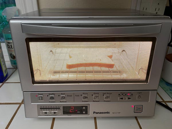 Panasonic Toaster Oven FlashXpress with Double Infrared Heating and Removable 9 Inner Baking Tray, 1300W, 12 x 13 x 10.25 inches, Silver — best RV toaster oven reviews — WALFOSBRAND.COM