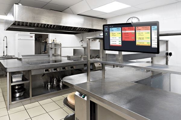 Types of kitchen display monitor for restaurants