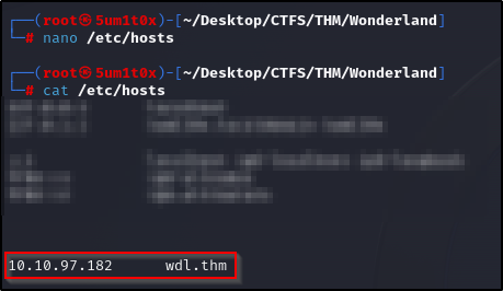TryHackMe : Wonderland Walkthrough