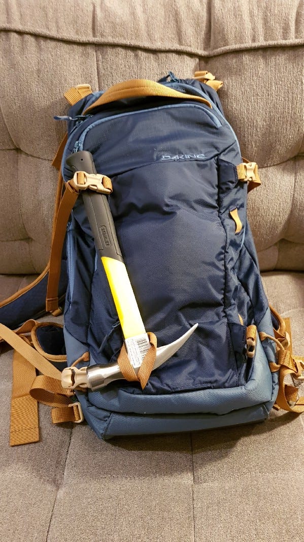 backpack strap loops