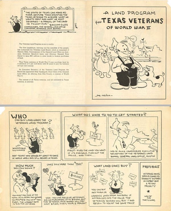 The Veterans Land Board — Veterans and the GLO in the 20th Century and