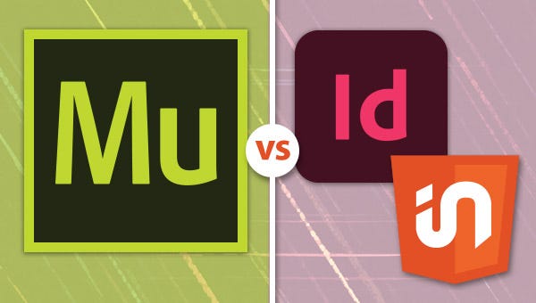 Adobe Muse vs Adobe InDesign + Ajar Productions in5