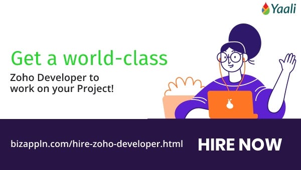 Zoho Developer to Hire