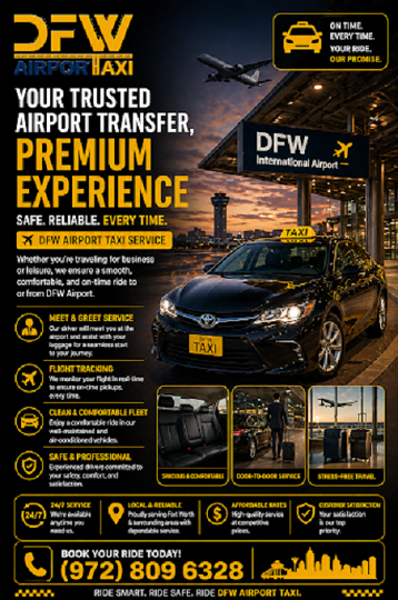 From Your Doorstep to DFW: The Smart Travel Choice in Melissa TX From Your Doorstep to DFW: The Smart Travel Choice in Melissa TX