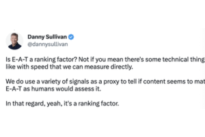 Does EEAT rank you? Google says no, BUT…
