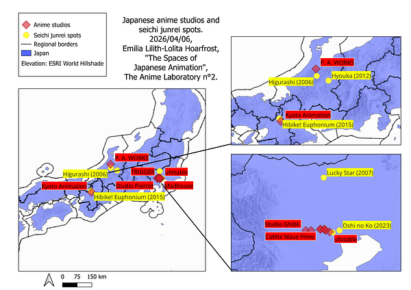 THE SPACES OF JAPANESE ANIMATION