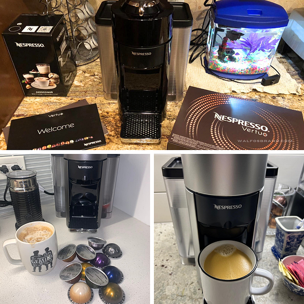 Nespresso Vertuo Coffee and Espresso Maker,1597 ml, by De’Longhi, Graphite Metal — Best Coffee Makers for Airbnb Reviews — WALFOSBRAND.COM