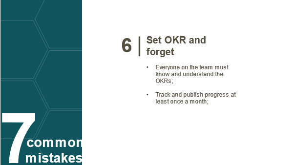 Set OKR and forget