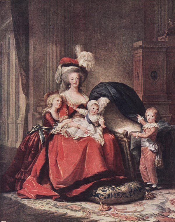 Portrait Of Marie Antoinette With Her Children – Joel – Medium