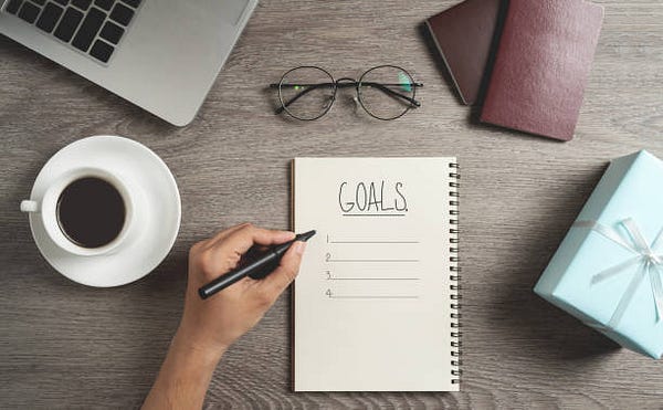 Write down your goals
