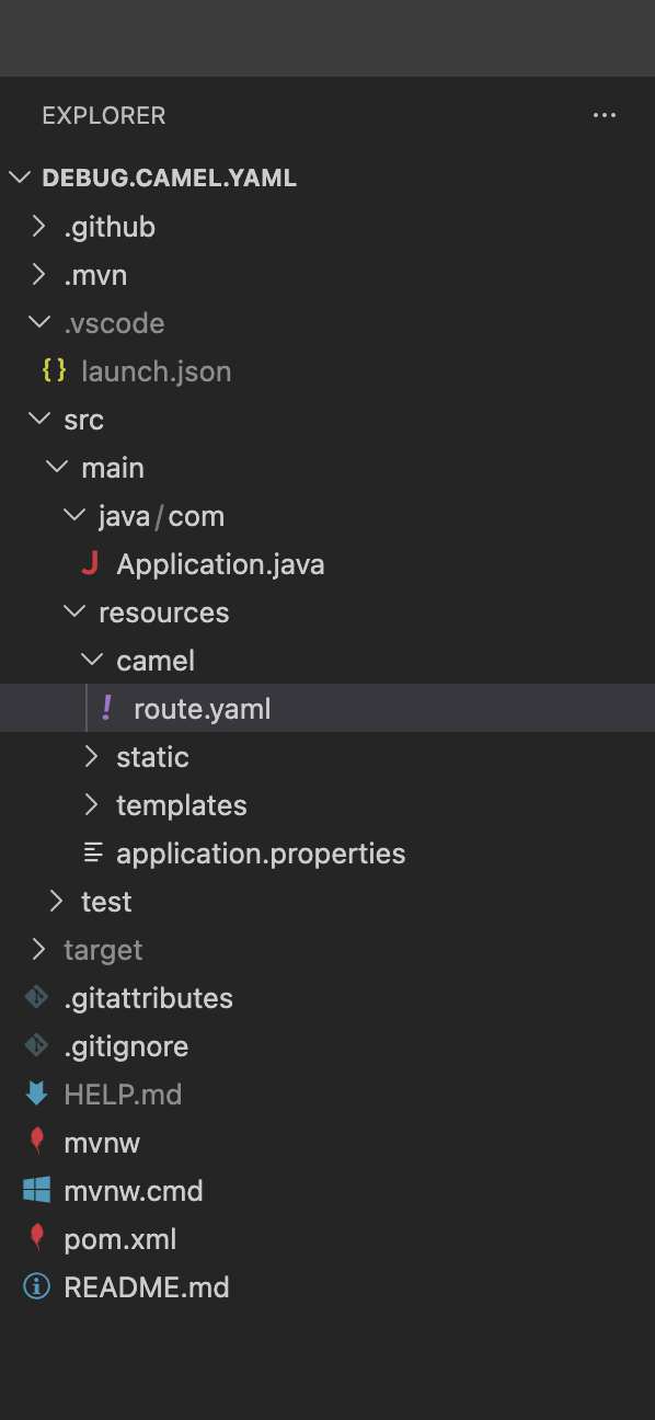 How to Debug an Apache Camel Endpoint. yaml in VS Code