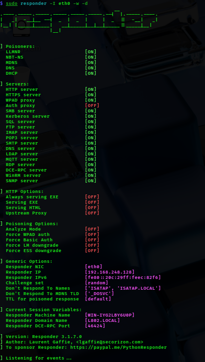 LLMNR poisoning:The Initial step of internal pentesting.