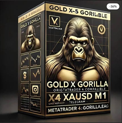 GOLD X GORILLA EA V2 MT4 NoDLL Bonus Setfiles