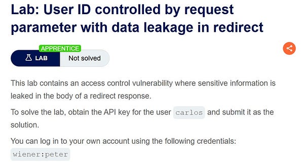 User ID Controlled By Request Parameter With Data Leakage In Redirect