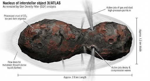 The Gier Density Filter: Revealing the True Structure: Object 3I/ATLAS The Gier Density Filter: Revealing the True Structure: Object 3I/ATLAS