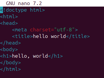 Nginx Web Server Setup — Hello World