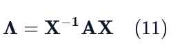 Diagonalization for Λ.