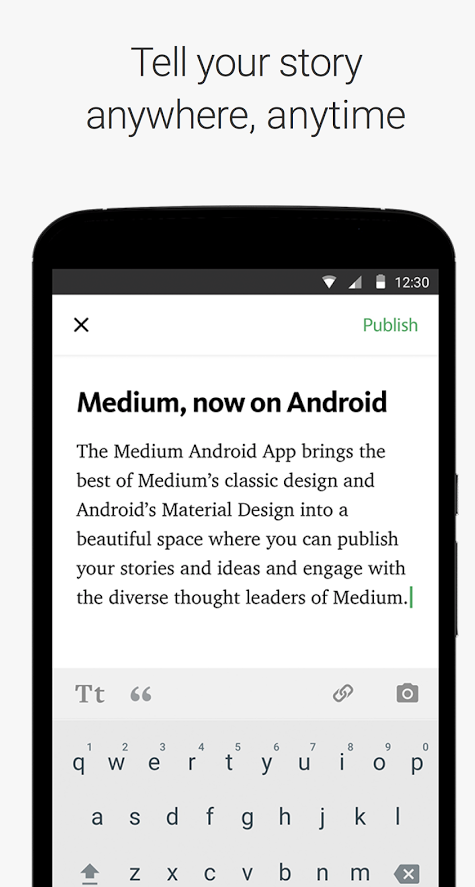 Medium app