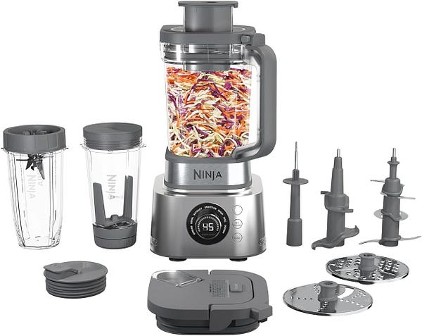 Ninja Blender and Food Processor Combo, Foodi Power Blenders For-Kitchen and Personal Size, Smoothie Maker, 6 Functions for-Bowls, Spreads, Shakes, 72-oz — Best Glass Food Processors — WALFOSBRAND.COM